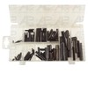 120 x Assorted Roll Pins Slotted Spring Tension Pins C