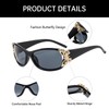 YAMEIZE Trendy Y2K Wrap Around Sunglasses - for Men and