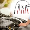 QWORK 3Pcs Hose Clamp Pliers Kit, Long Reach Wire Spring