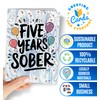 5 Year Sober Card - Five Year Sobriety Card -