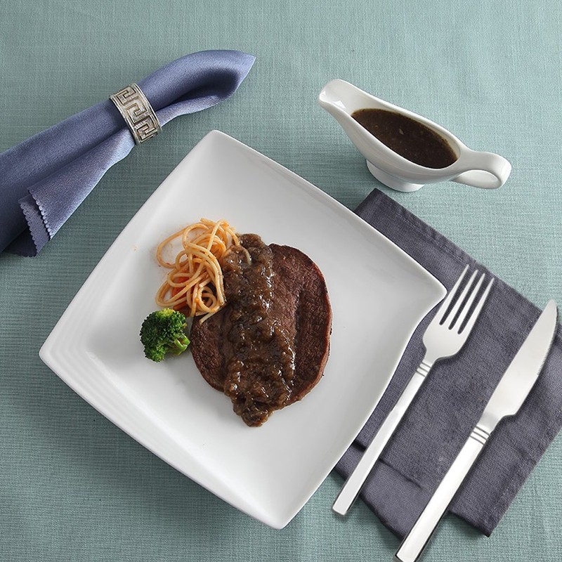 Fiaze 80-Piece Flatware Cutlery Silverware, Stainless Steel, Service for 16