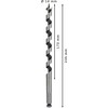 Bosch 1x PRO Wood Auger Bit (for Softwood, Hardwood, Ø