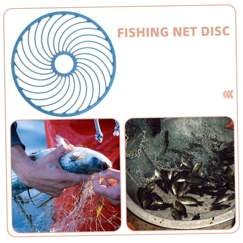 BESPORTBLE 2pcs Fishing Mesh Replacement Disc Hollowed Design for Easy