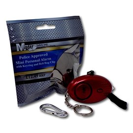 MinderÂ® 140db Police Approved Mini Minder Loud Personal Staff Panic Rape Attack Safety Security Alarm Keyring w/Torch - Secured by Design Approved (Police Preferred Specification) (Red)