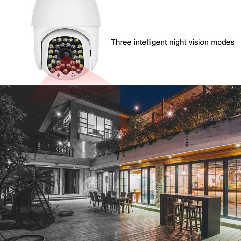 1080P HD Dome Camera Waterproof Outdoor WiFi CCTV with 32