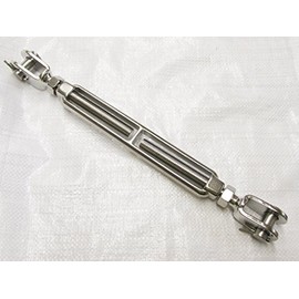 Jaw Jaw Turnbuckle Stainless Steel M16 (Open Body Wire Rope Rigging Screw)