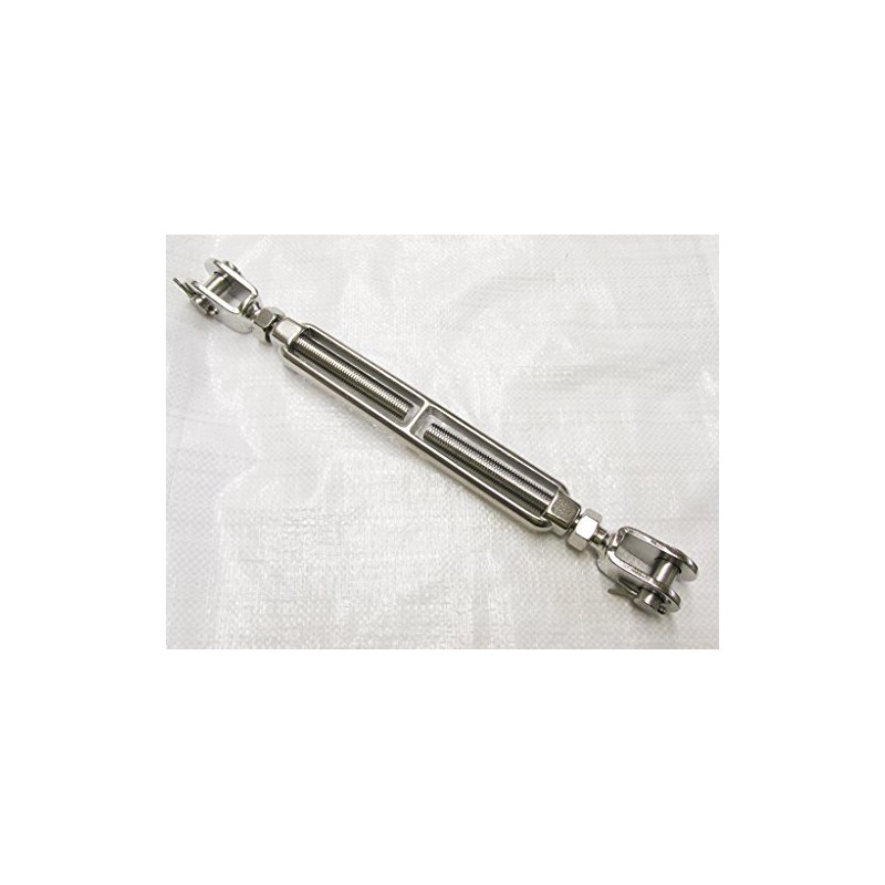 Jaw Jaw Turnbuckle Stainless Steel M16 (Open Body Wire Rope