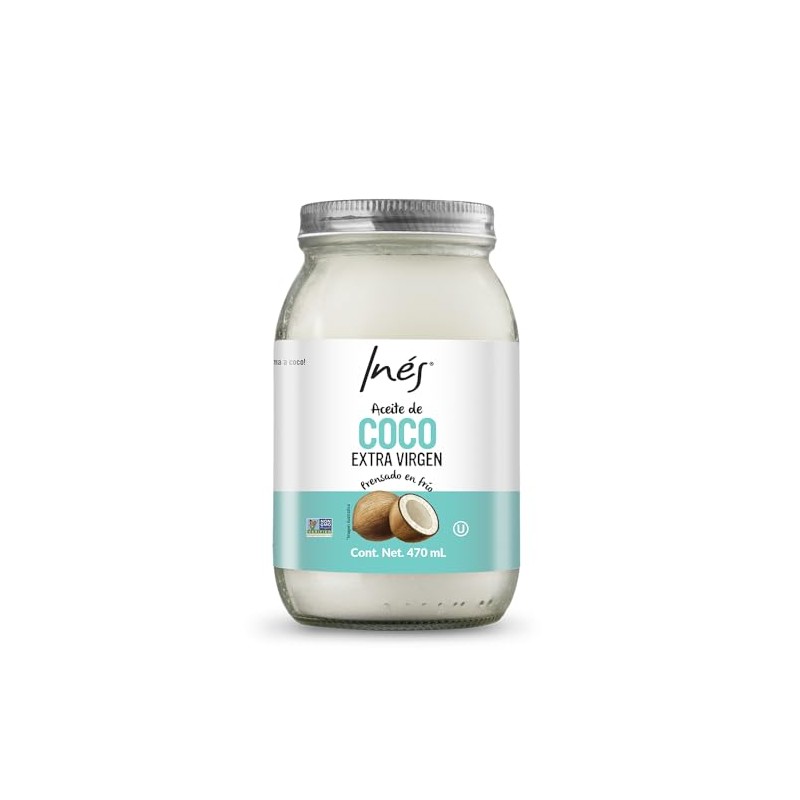 Aceite de Coco Inés Extra Virgen, 470 ML