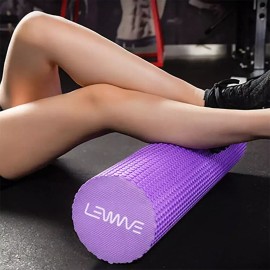 필라테스 요가 마사지 효과 근육 강화 폼럴러 45cm [45센치 블랙] Pilates Yoga Massage Foam Roller 45cm [45cm Black]
