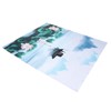 Blackout Curtains Waterproof Flower Pattern Shower Curtain Window Panels for