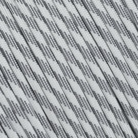 Parachute 550 Paracord Type III 7 Strand - (Greyscale, 50 Feet)