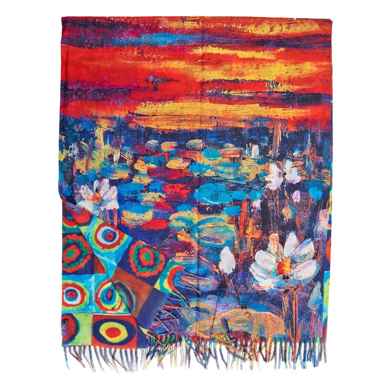 Toocool Unisex Klimt Van Gogh Kandinsky Monet Scarf A001, circles,