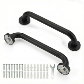 Pack of 2 Grab Bars for Seniors, 30 cm Stainless Steel Grab Bars, Bathroom Grab Handle, Shower Handle