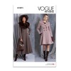 Vogue Misses' Lined and Fitted Coat Sewing Pattern Kit, Design