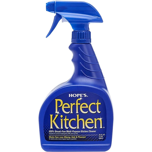 Hope's Perfect Kitchen Cleaner, 32-Ounce, Multi-Purpose Kitchen Cleaning Spray, No-Residue