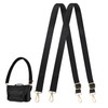 RAFIYU 2 Pcs Universal Replacement Shoulder Strap, 2.5cm Wide Black