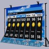 News Studio Backdrops 9x6ft 7-Day Weather Forecast High Degree Sunny