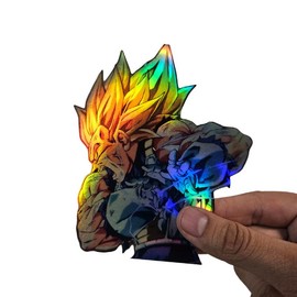 Saiyans Battle Sticker credit card:_Vegeta