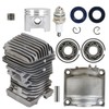 Timunr Cylinder Piston Kit 40mm Replacement for Stihl MS210 021