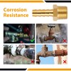KOOTANS 4pcs 5/16" Hose Barb to 3/8 NPT Male Brass
