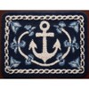 Anchor Latch Hook Rectangle Rug Kits for Adults Needle Crochet
