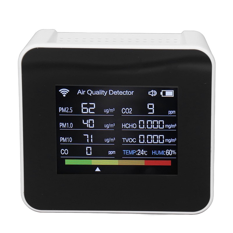 WiFi Air Quality Detector CO2 HCHO TVOC PM2.5 CO Monitor