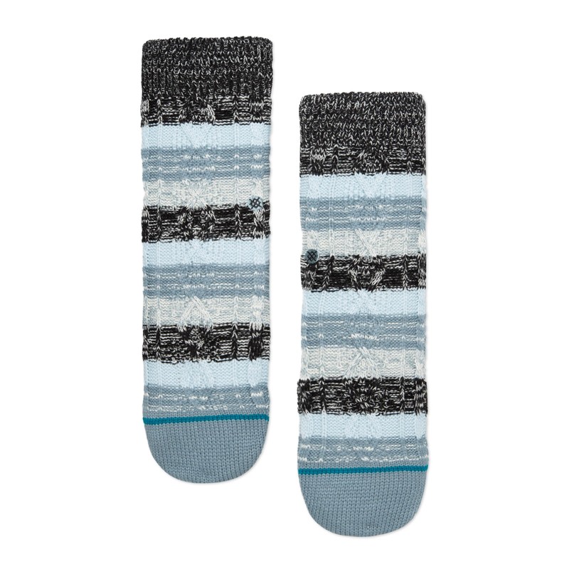 Stance Women's Jalama Slipper Socks, Light Blue, 3