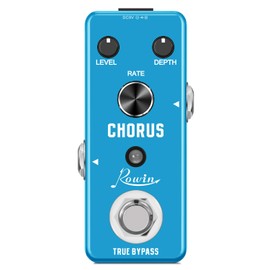 Rowin Analog Chorus Pedal for Electric Guitar/Bass True Bypass LE-304