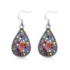 1 Pair Dangle Earrings Vintage Drop Earring Handmade Bohemian Teardrop
