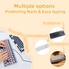 Raised Keyboard Stickers for Long Nails Typing and Gaming -