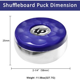 Shuffleboard Pucks,((Dia.58mm 2-1/4'') Mini Shuffleboard Pucks Set, Shuffleboard Pucks Equipment for Family Fun Home Game