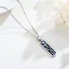 Midir&Etain Jewish Necklace 925 Sterling Silver Messianic Mezuzah Pendant Necklace