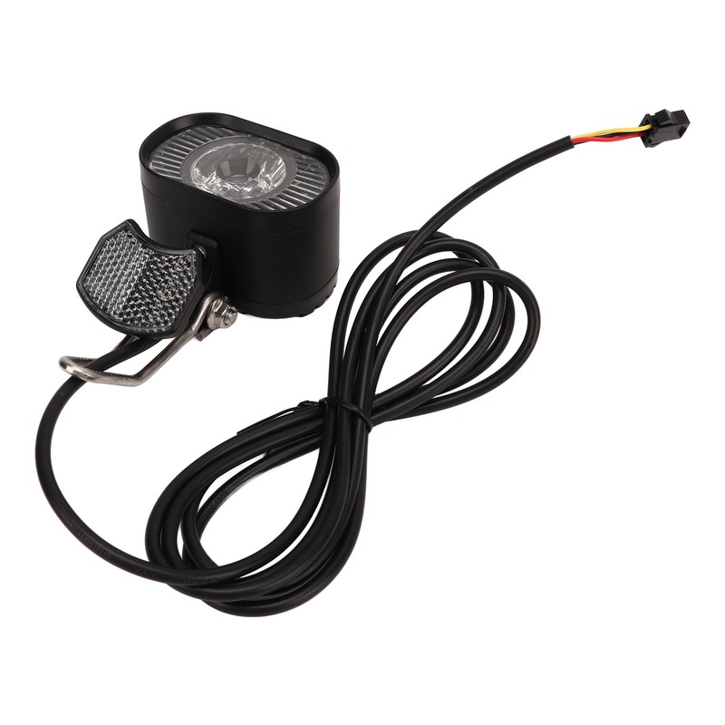 Electric Bike LED Headlight DC 36V to 48V IPX5 Waterproof