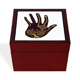 CafePress HARMONY Memory Keepsake Jewelry Box, 5"x5"x3.75"