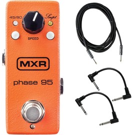 MXR M290 Mini Phase 95 Phaser Effects Pedal for Electric Guitar included 2 x Senor Path Cable and Instrument Cable