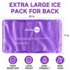Extra Large Gel Flexible Back Ice Packs for Injuries Reusable,