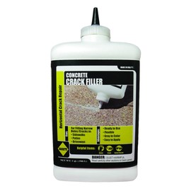 Concrete Crack Repair, Bottle, 1 qt., Gray