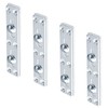 YIDU69Q 4 Pcs 5" Bed Rail Fasteners, Mortise Bed Frame