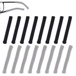 arricraft 8 Paar Brillen Ohrpolster 2 Farbe 76mm Langer Stoff Weich Gestrickt Brillen Ohrgreifer Rutschfeste Brillen Ärmelhalter Ohrpolster Für Brillen Sonnenbrillen Brillen