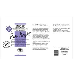 Dog and Cat Conditioning Shampoo Plum Enriched Pure Bright and Silky Formula Long Lasting Fragrance with Soothing Chamomile Flower Extract (1 Gallon)