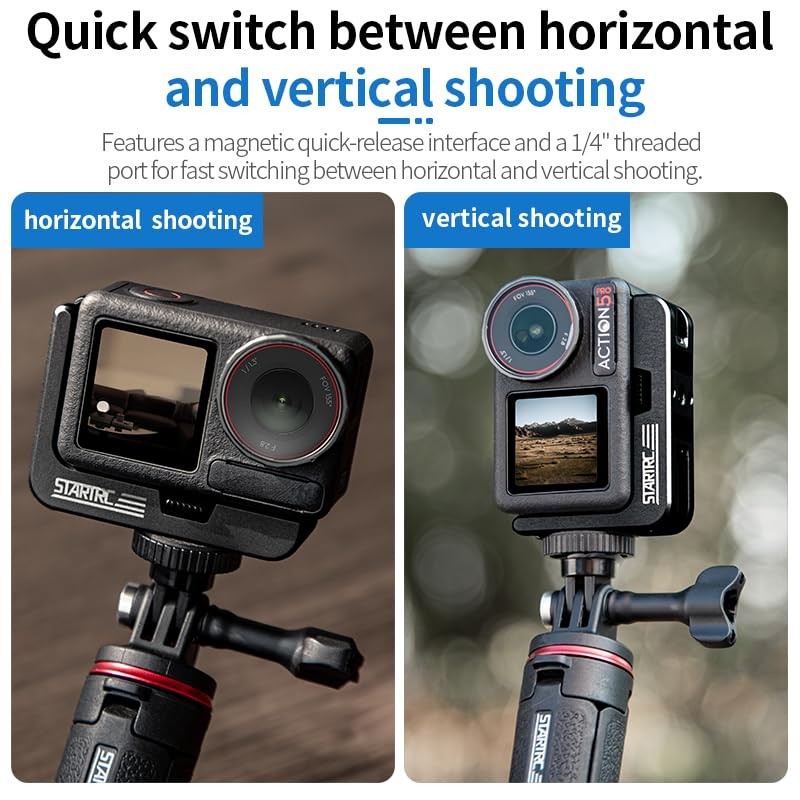 Osmo Action 5 Pro/Action 4/Action 3 Compatible Magnetic Extension Adapter