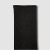 JAJU [JAJU] Women's Modal Rolled Top Long Socks 3-Pack_Black