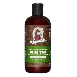 Doctor Squatch Pine Tar Natural Hair Conditioner for Men, 10.6 fl Oz (Pack of 1)