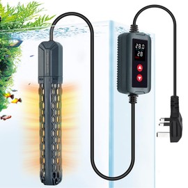 500W Aquarium Heater,Submersible Fish Tank Heater with External Digital Temperature Controller,Explosion-Proof Quartz Tubes Aquarium Heater for Marine Saltwater and Freshwater