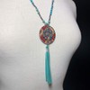 Gypsy Jewels Long Southwestern Style Faux Suede Leather Tassel Trendy