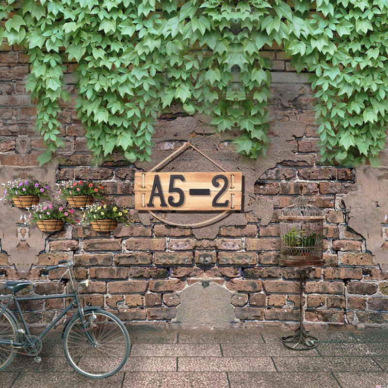 TripDock 3 Inch Wrought Iron House Number, Matching Screws Included