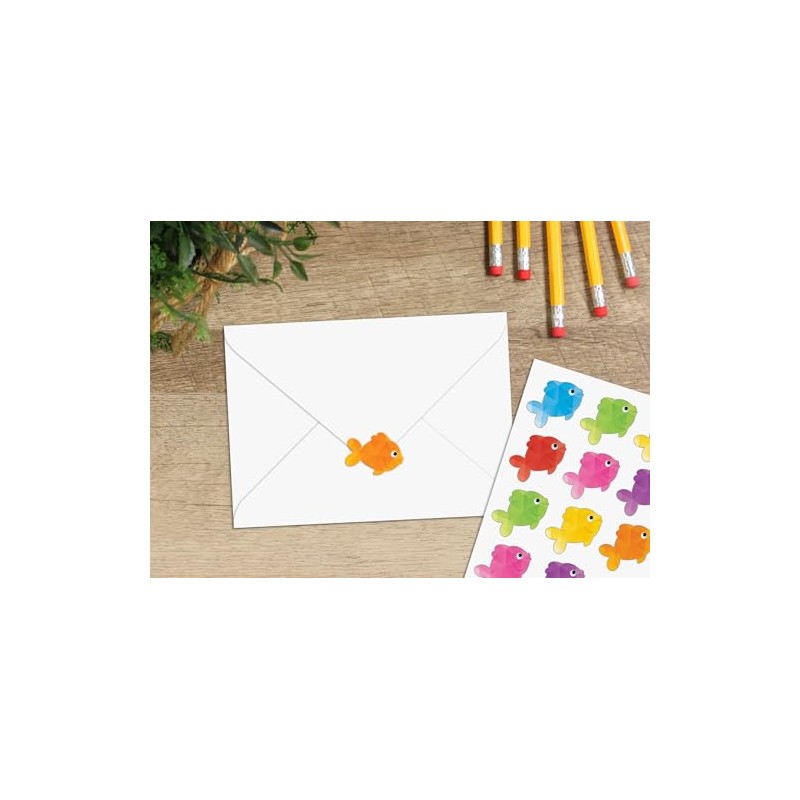 Teacher Created Resources Colorful Fish Stickers (TCR3553)