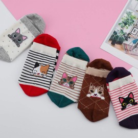 Jeasona Cat Socks for Cat lovers, Mom Gifts for Women