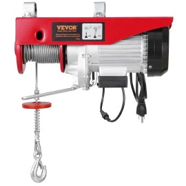 Electric Hoist Crane Winch 1760 Lbs 328 Ft Wireless Remote Control 120 V IP54 Warehouse LiftDefault: Default