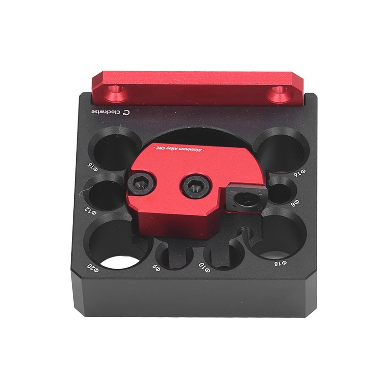 Adjustable Dowel Maker Jig, 8 Hole Aluminium Alloy, Wood Round